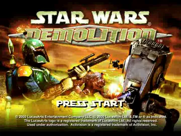 Star Wars - Demolition (US) screen shot title